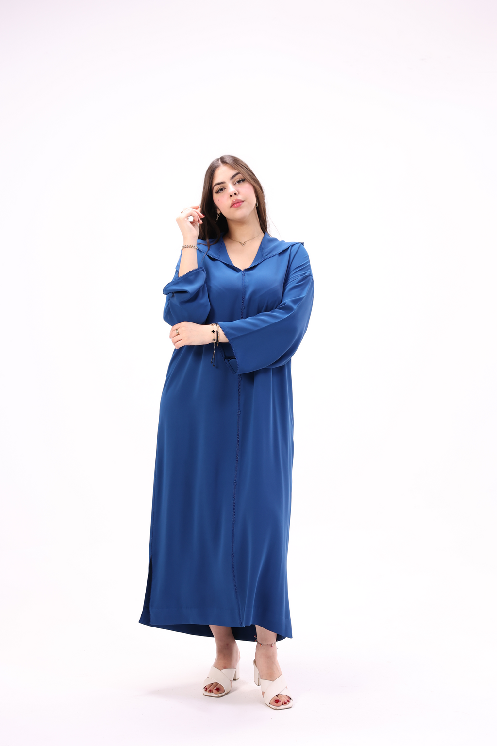 djellaba marocaine Ramadan, djellaba artisanale femme, djellaba Randa 2026, djellaba Berchmane, djellaba Maâlem, djellaba élégante en crêpe, collection Ramadan Maraya