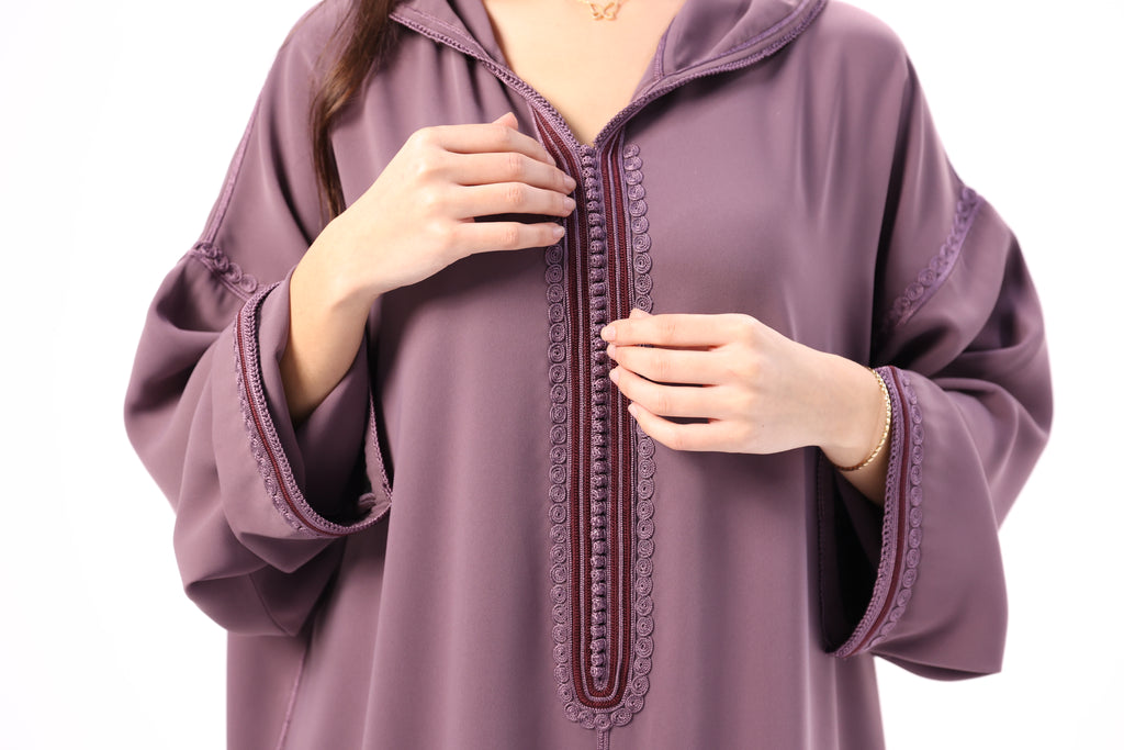 Jellaba artisanale marocaine – Façon  Maalem - Maraya 2026 - Maraya