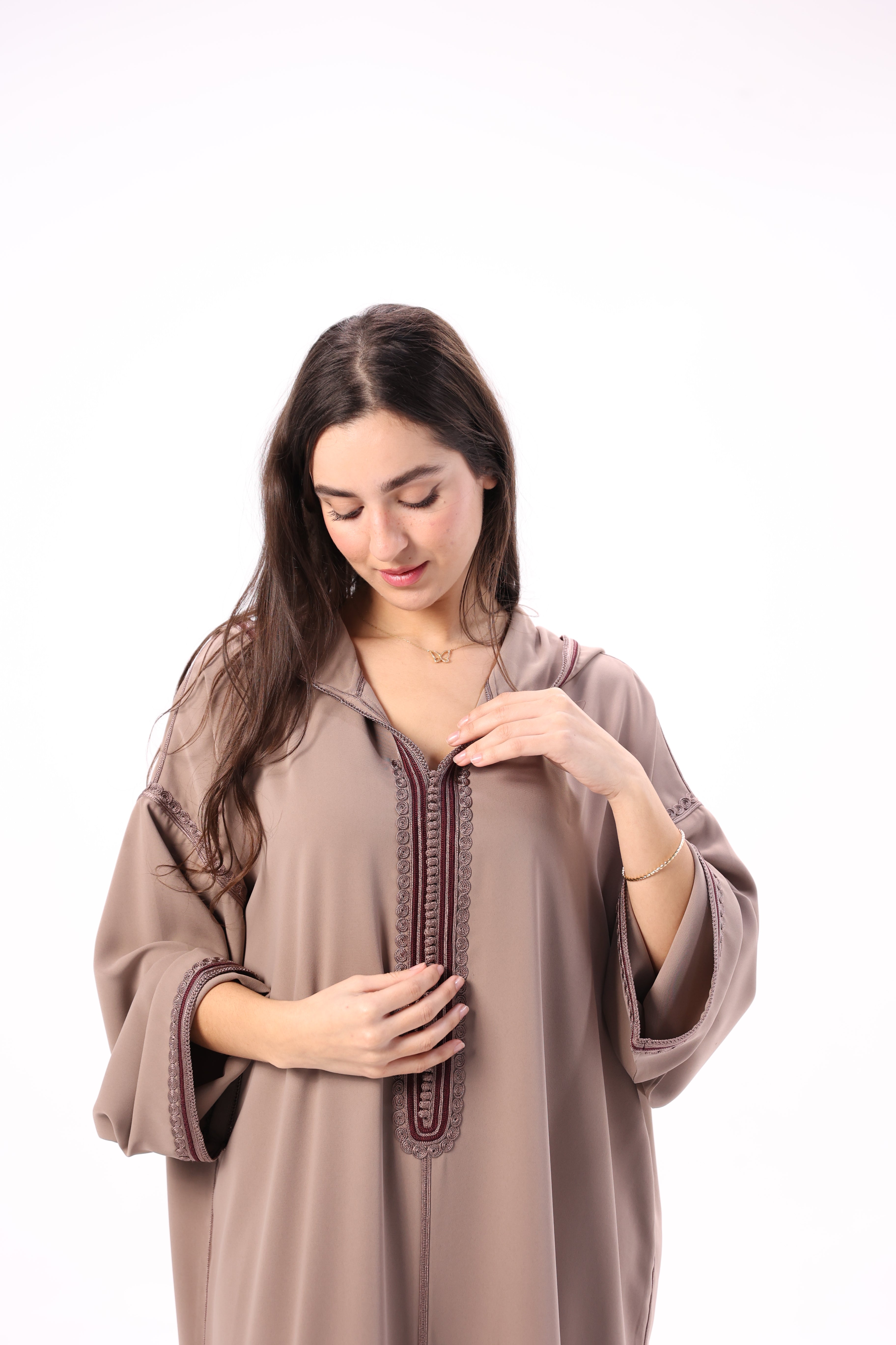 Jellaba artisanale marocaine – Façon  Maalem - Maraya 2026 - Maraya