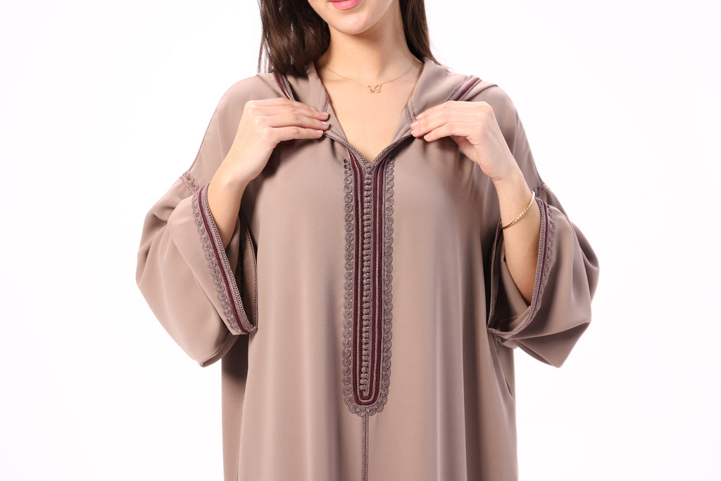 Jellaba artisanale marocaine – Façon  Maalem - Maraya 2026 - Maraya