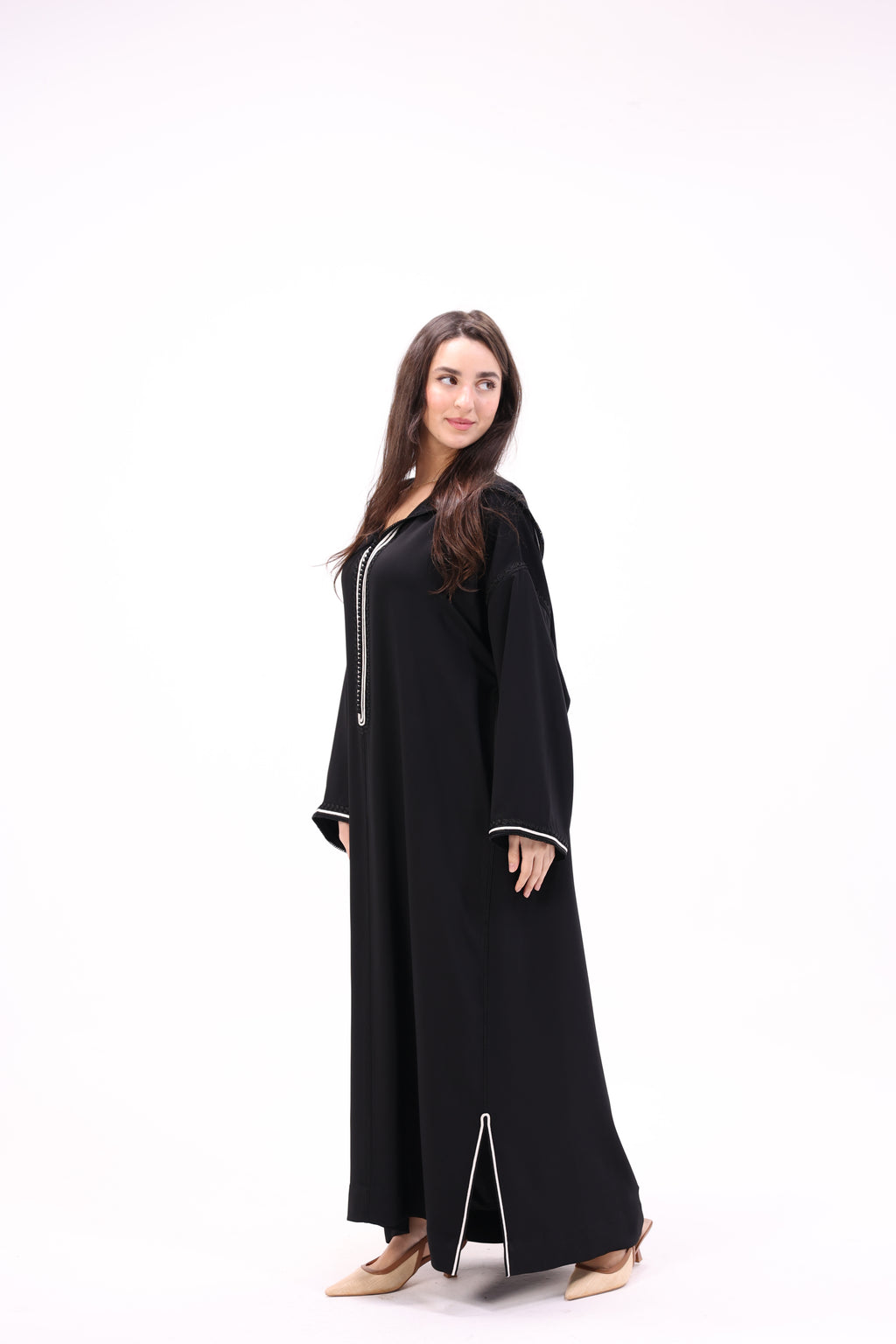 Jellaba artisanale marocaine – Façon  Maalem - Maraya 2026 - Maraya