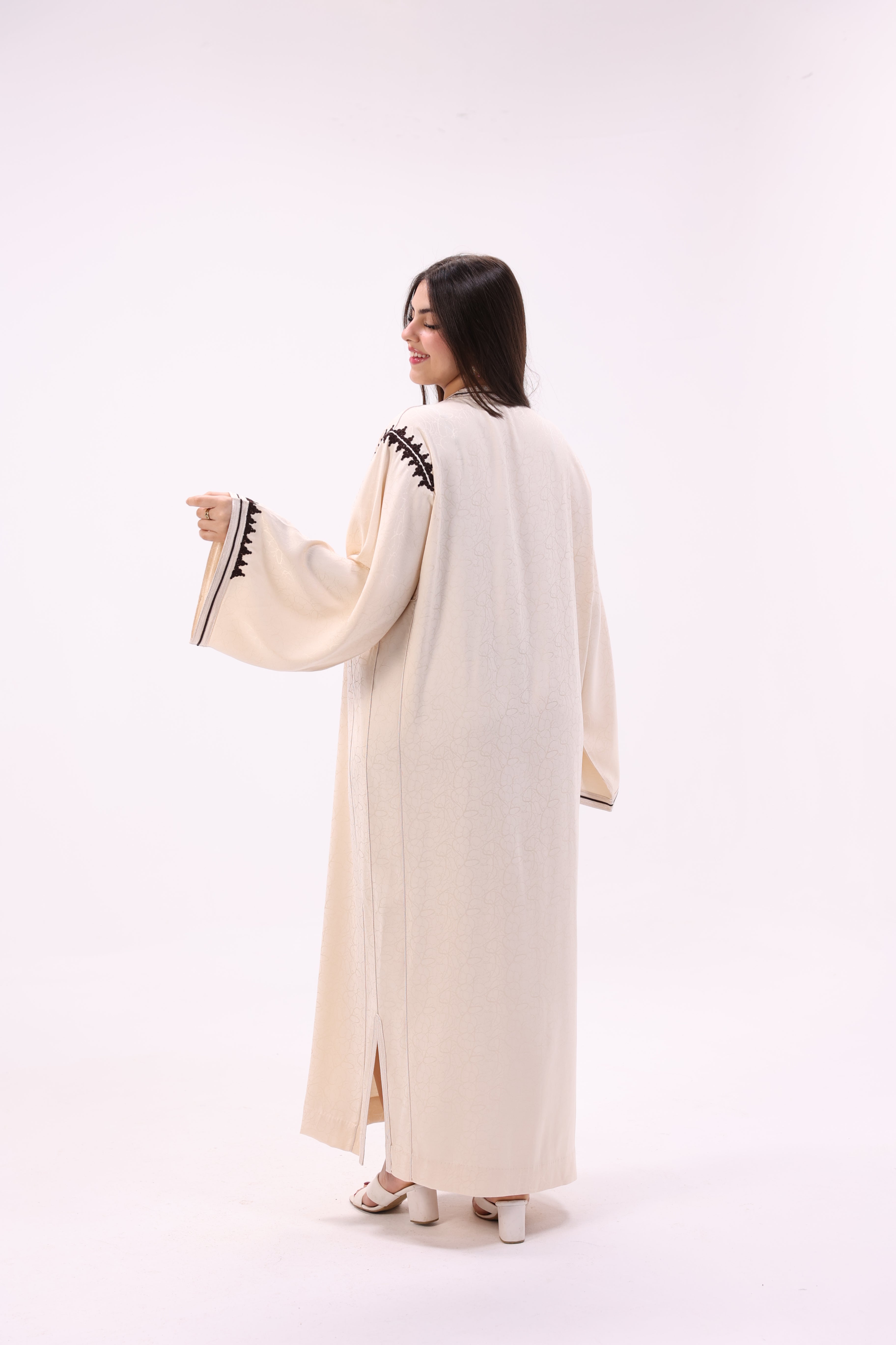 Gandoura Impériale Kamkha – Façon Maalem Artisanale de Luxe - Maraya 2026 - Maraya