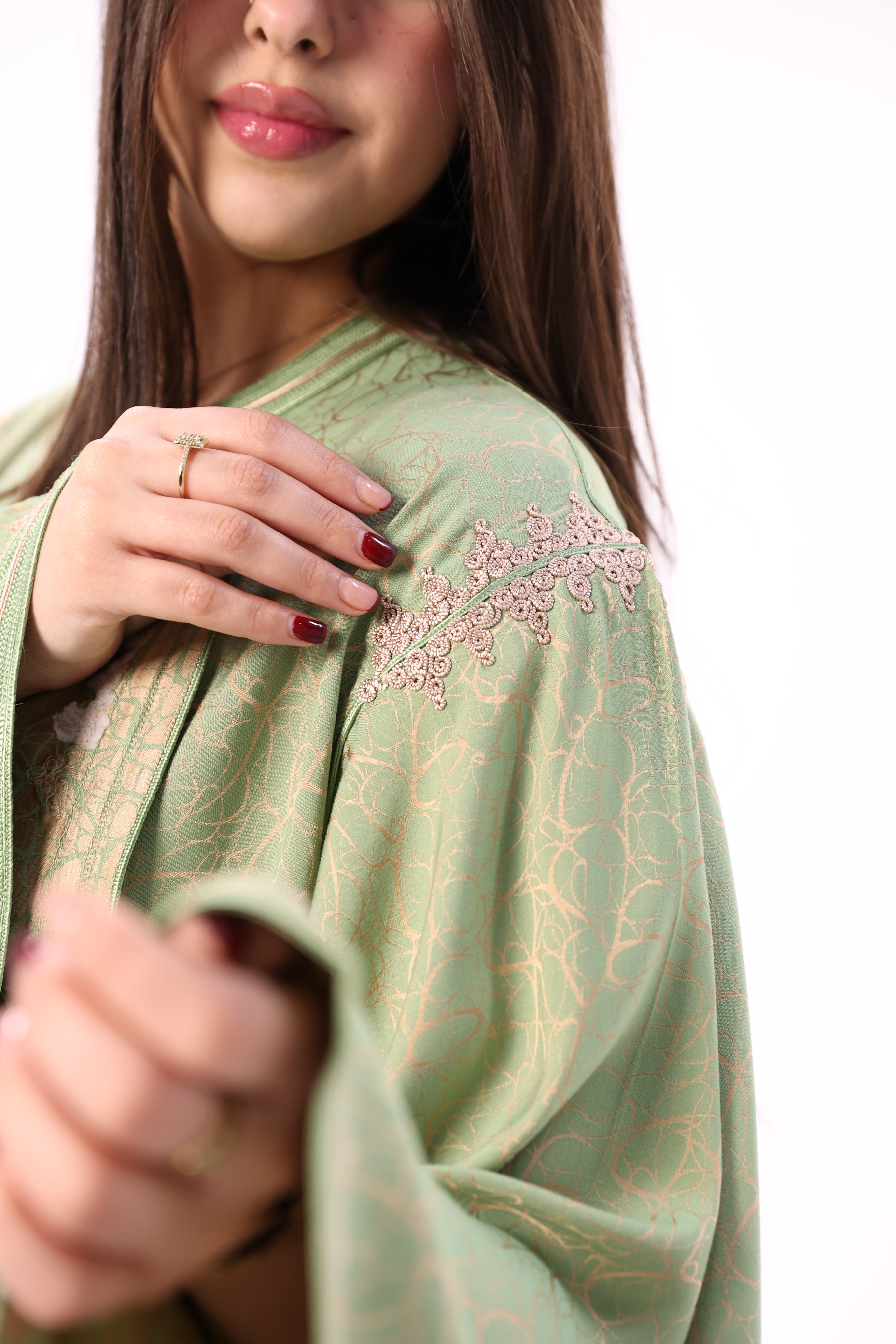 Gandoura Impériale Kamkha – Façon Maalem Artisanale de Luxe - Maraya 2026 - Maraya