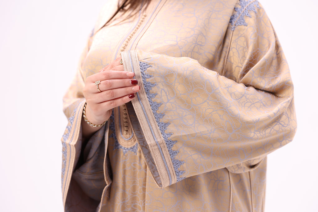 Gandoura Impériale Kamkha – Façon Maalem Artisanale de Luxe - Maraya 2026 - Maraya
