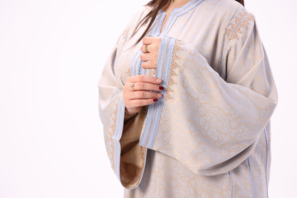 Gandoura Impériale Kamkha – Façon Maalem Artisanale de Luxe - Maraya 2026 - Maraya