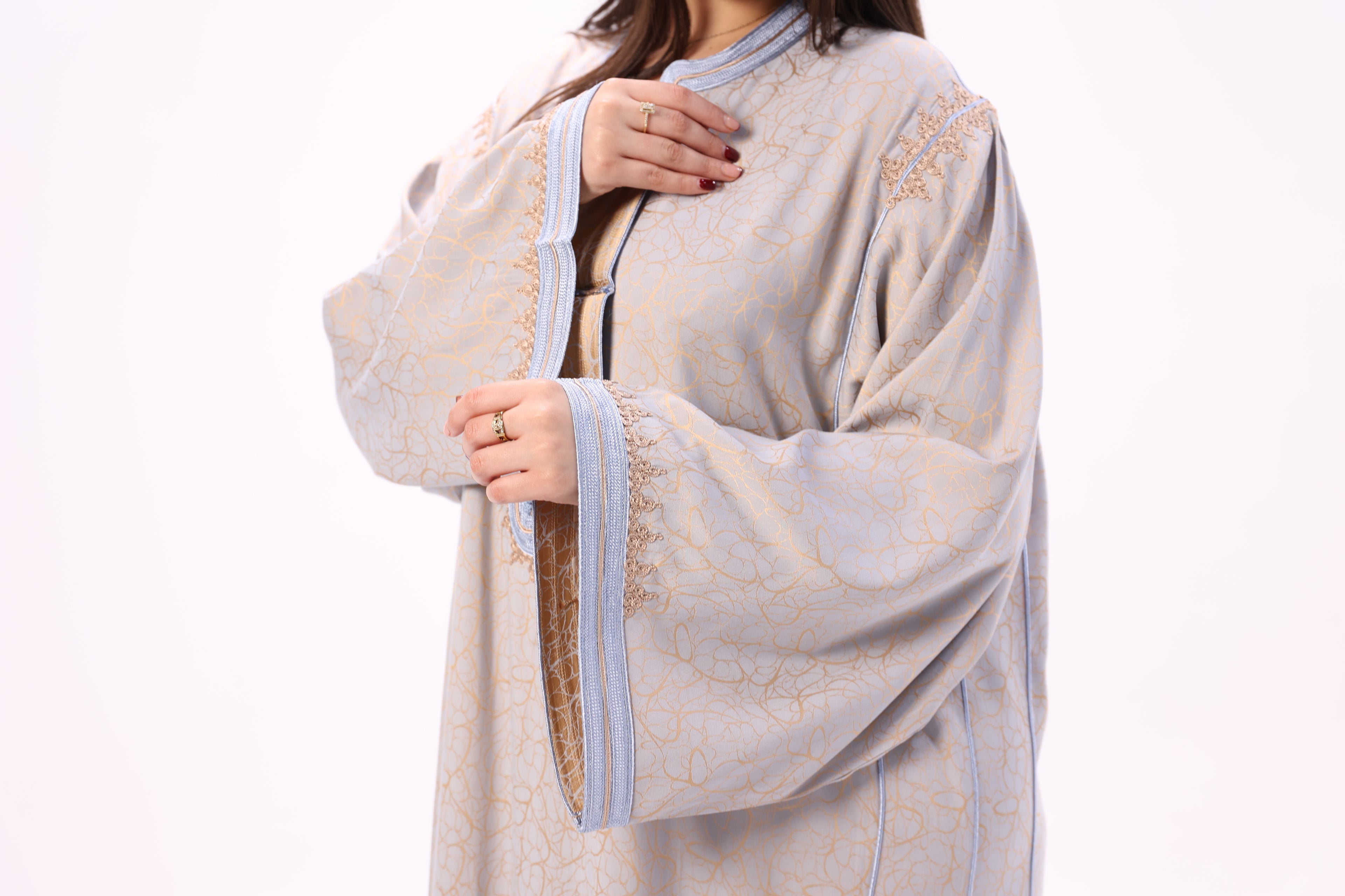 Gandoura Impériale Kamkha – Façon Maalem Artisanale de Luxe - Maraya 2026 - Maraya