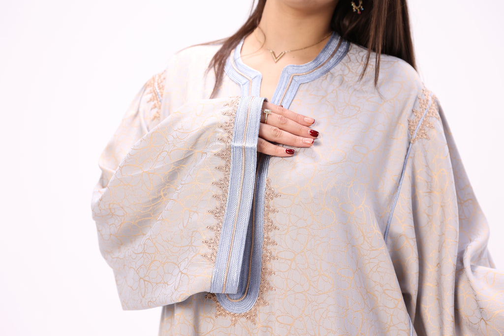 Gandoura Impériale Kamkha – Façon Maalem Artisanale de Luxe - Maraya 2026 - Maraya